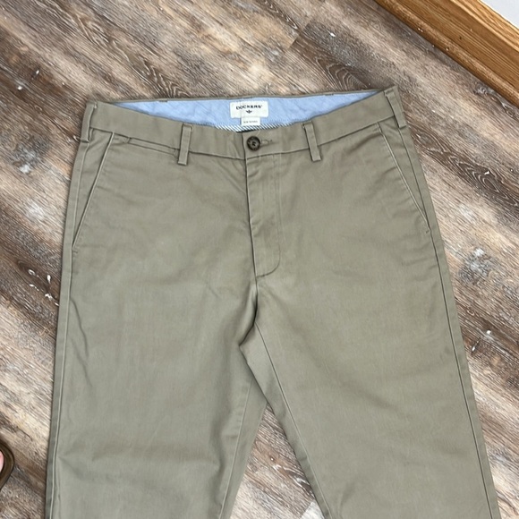 Dockers Mens Khaki Pants Size 33 x 32 Slim Tapered Classic Trousers Office Work - Picture 5 of 16